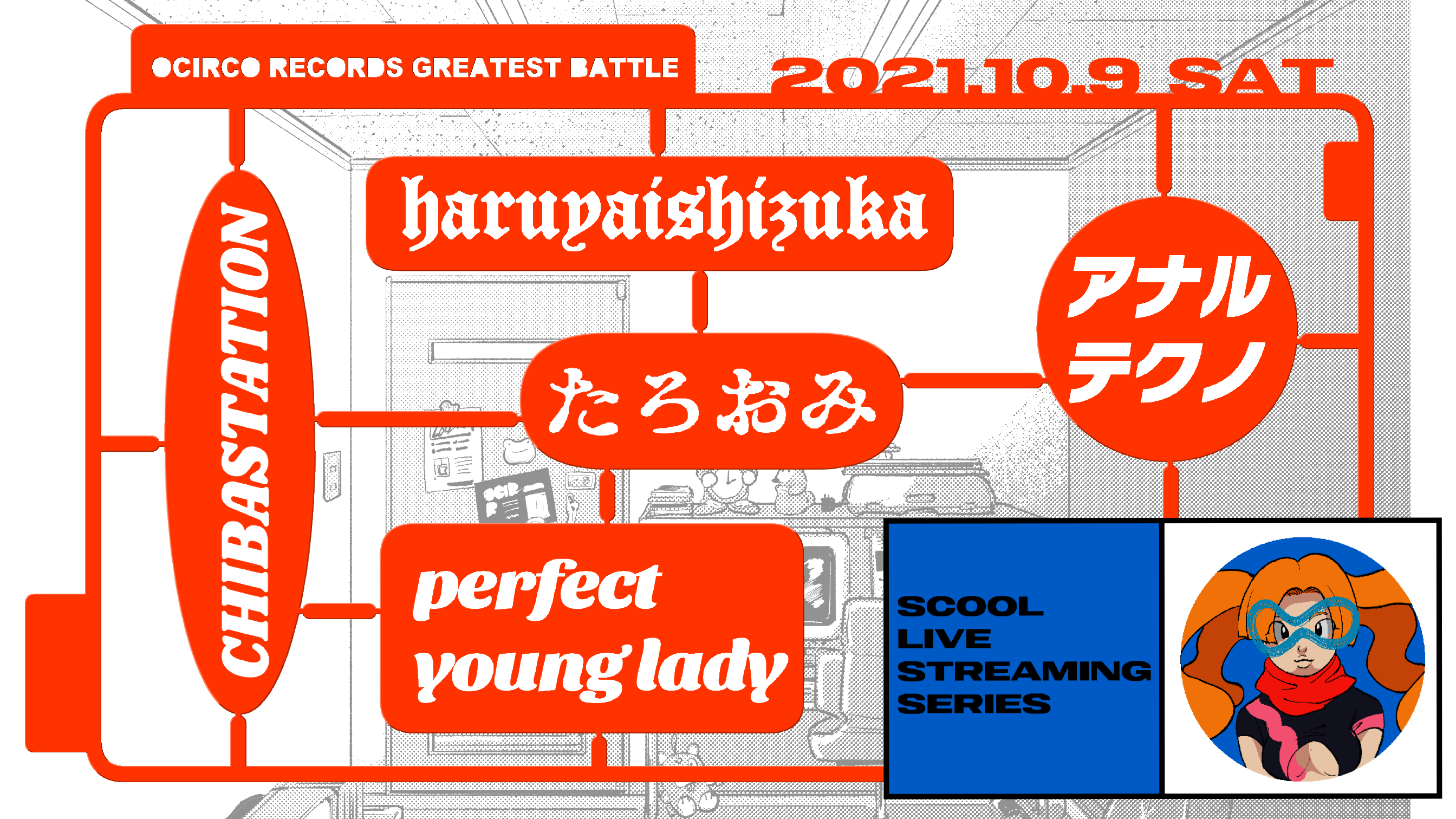 SCOOL Live Streaming Series <br>『OCIRCO RECORDS GREATEST BATTLE』