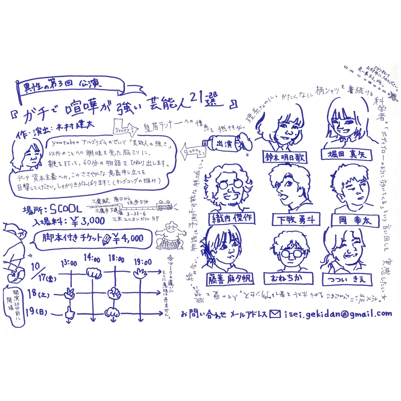異性の第3回公演<br>『ガチで喧嘩が強い芸能人21選』